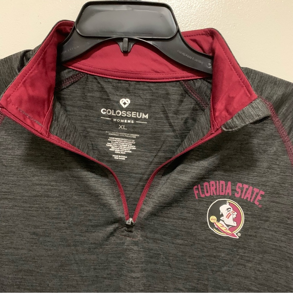 Colosseum FSU women’s NWT quarter zip pullover - Picture 5 of 10